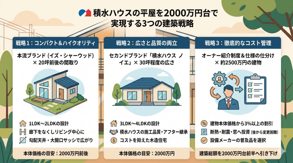 積水ハウス 平屋 2000万