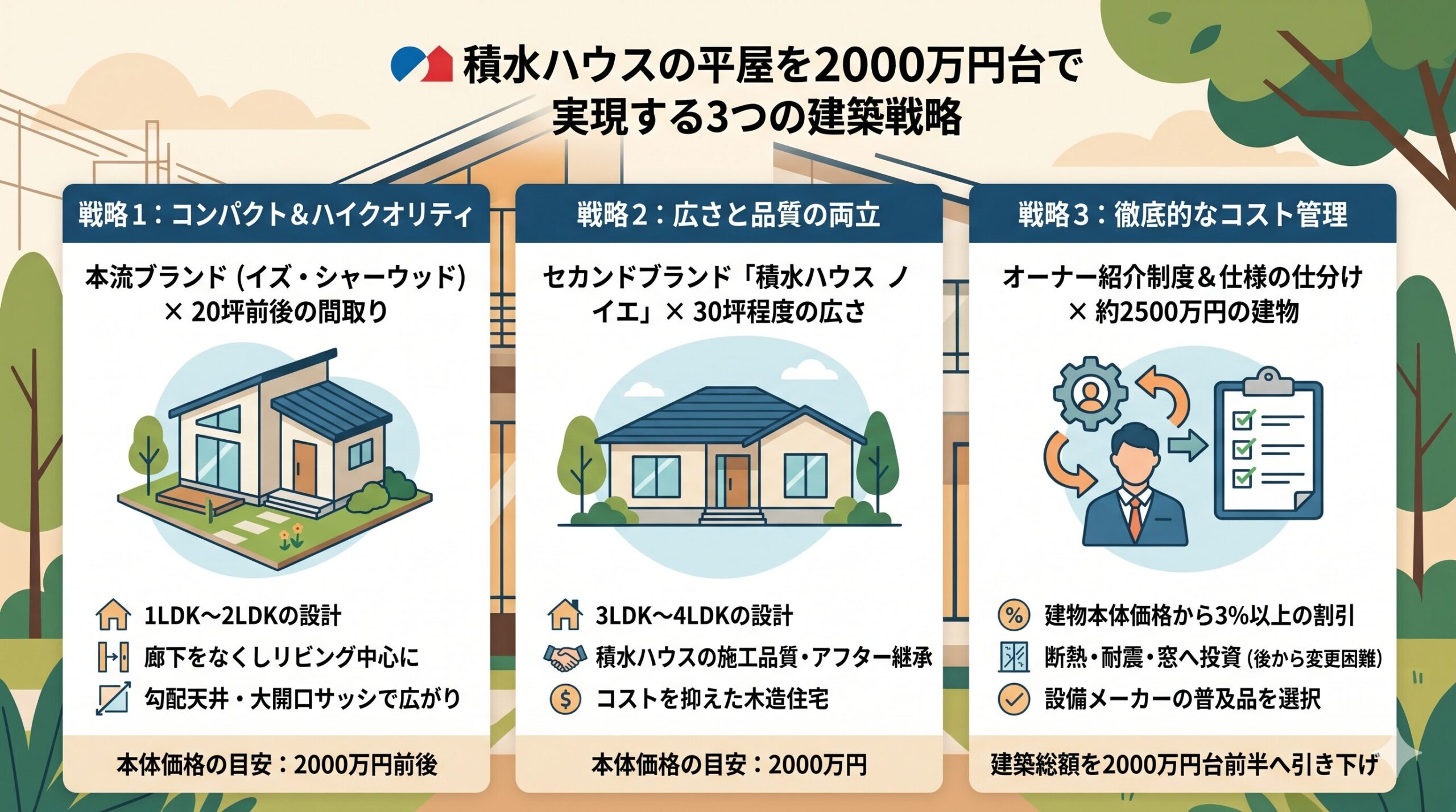 積水ハウス 平屋 2000万