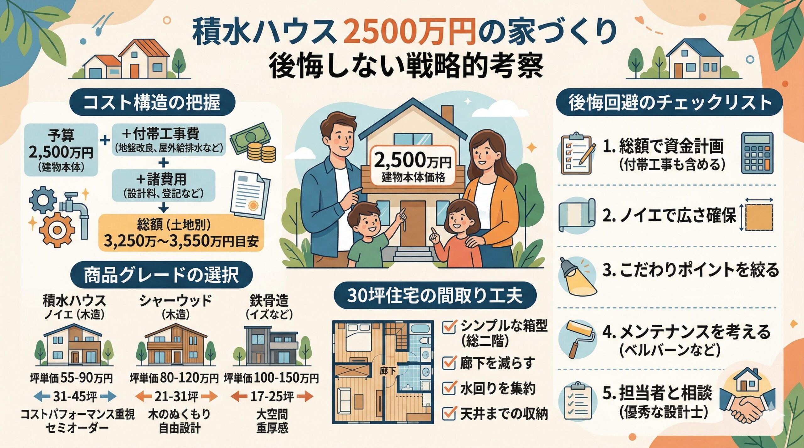 積水ハウス 2500万の家 後悔しない