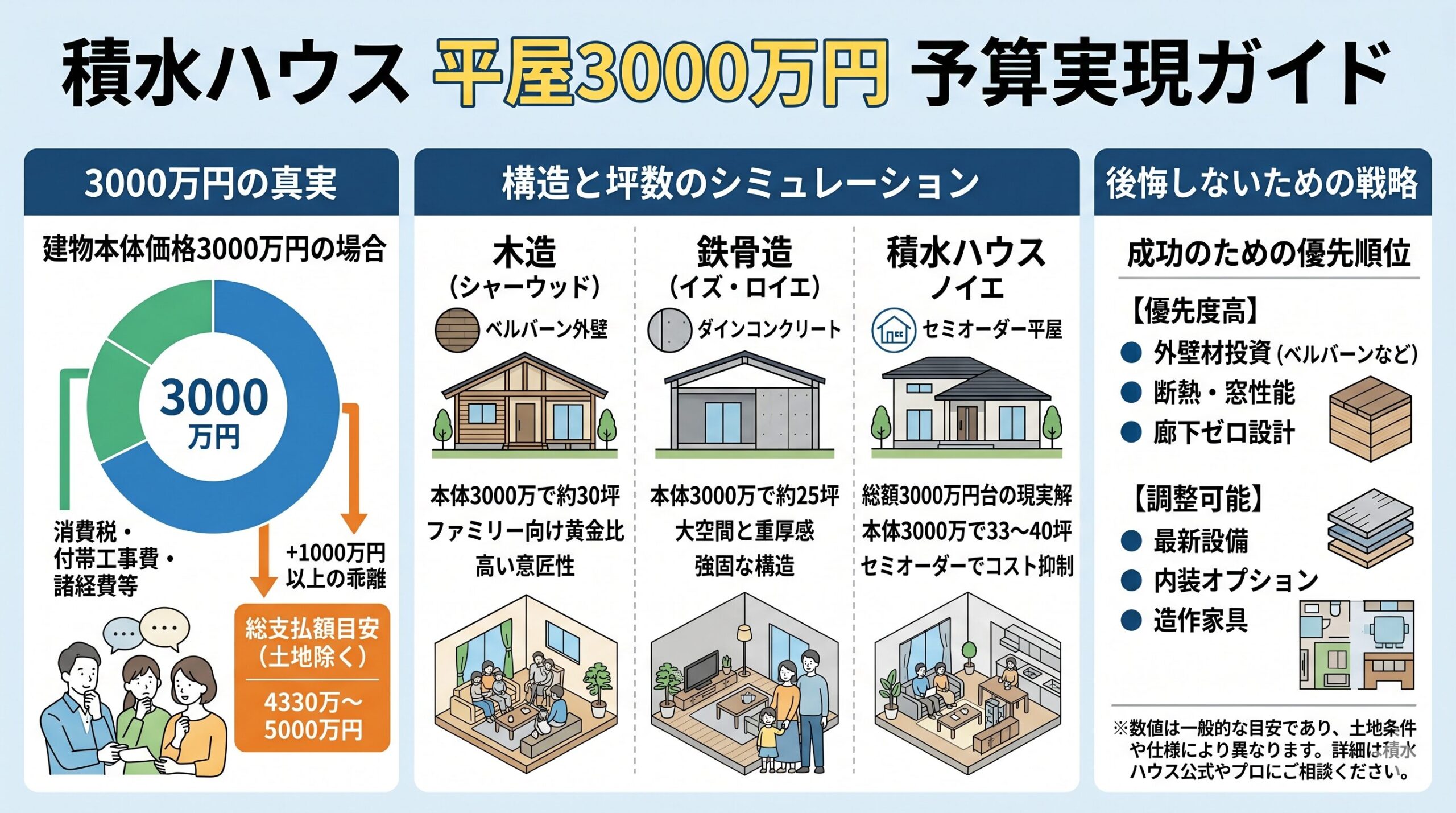 積水ハウス 平屋 3000万