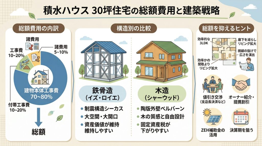 積水ハウス 30坪 総額