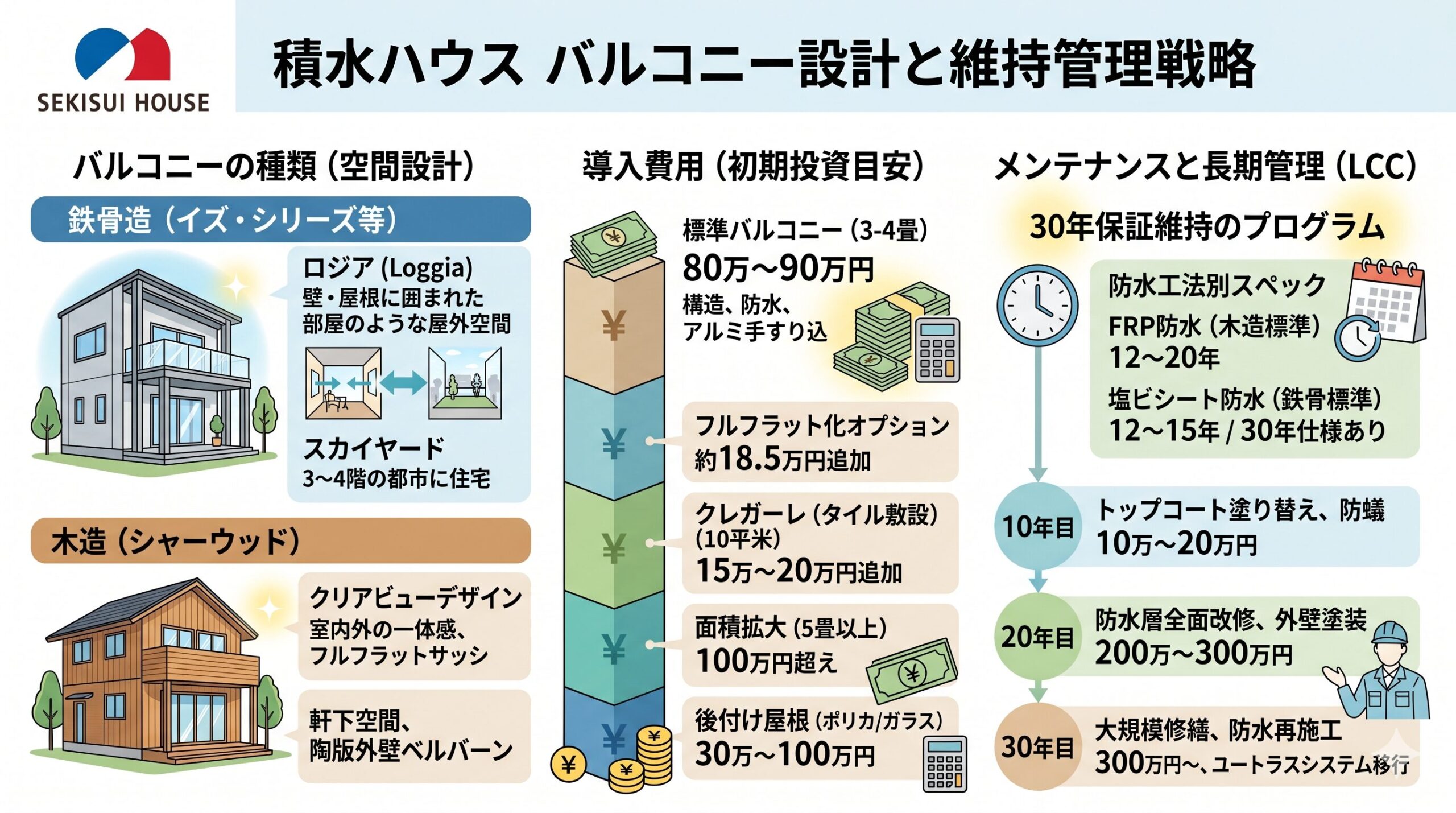 積水ハウス バルコニー