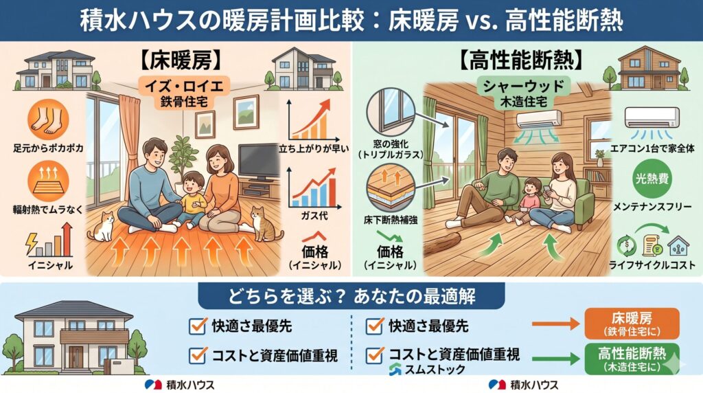 積水ハウス 床暖房