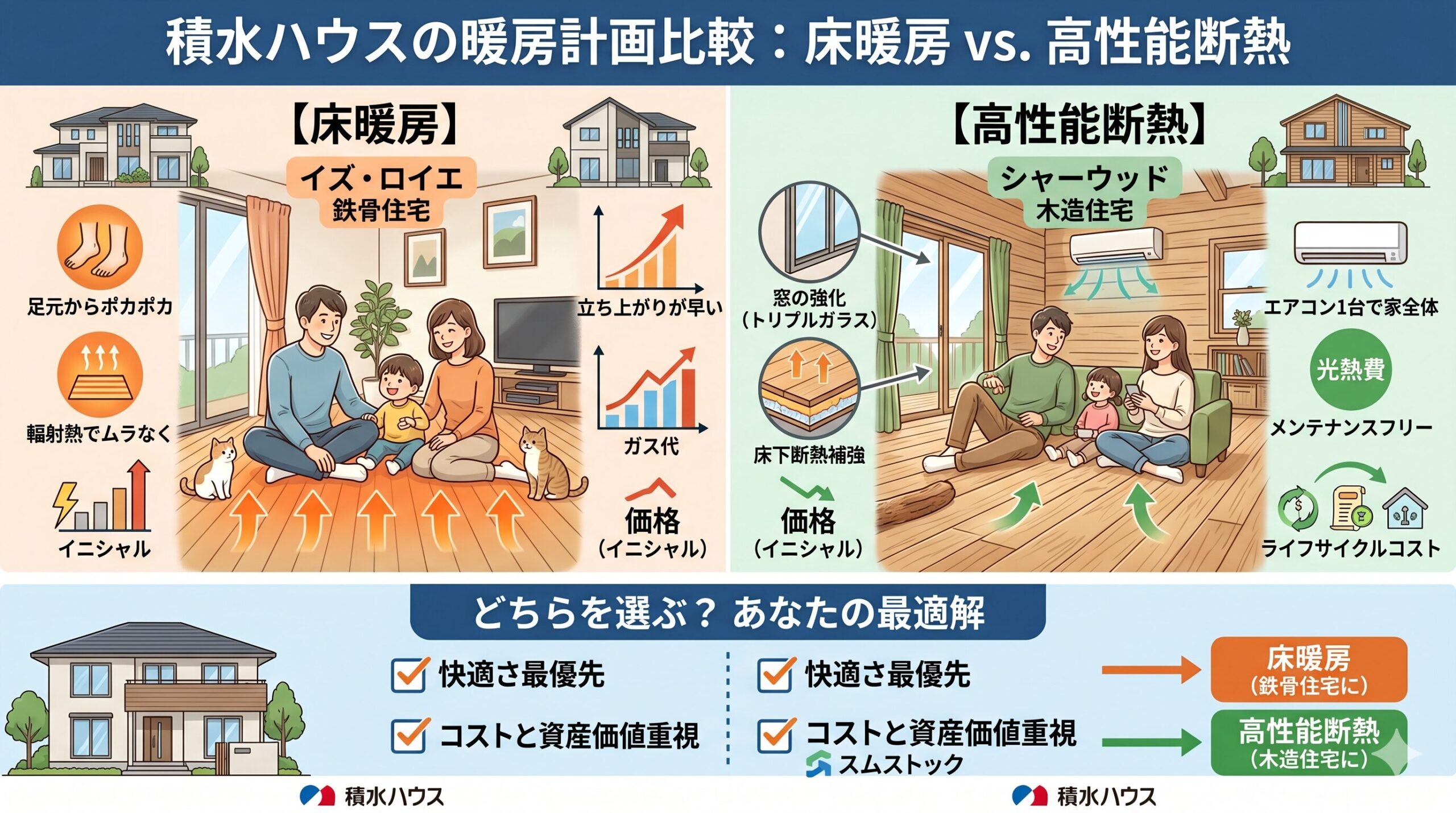 積水ハウス 床暖房