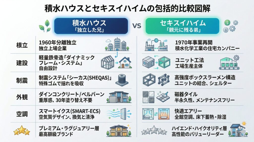 積水ハウス セキスイハイム 違い