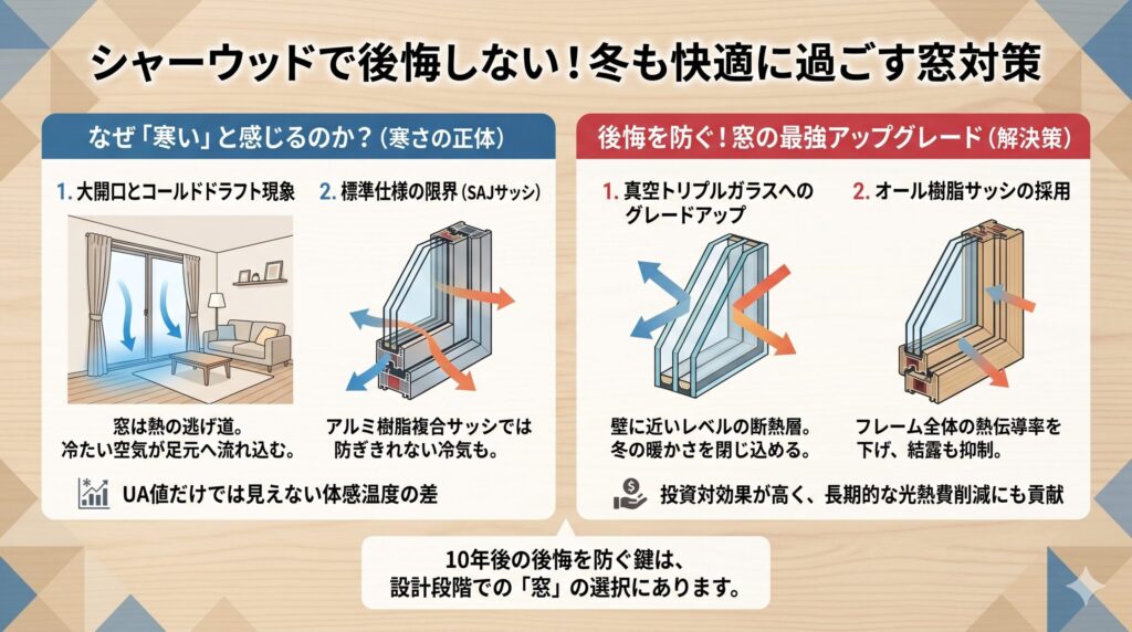 積水ハウス 寒い シャーウッド
