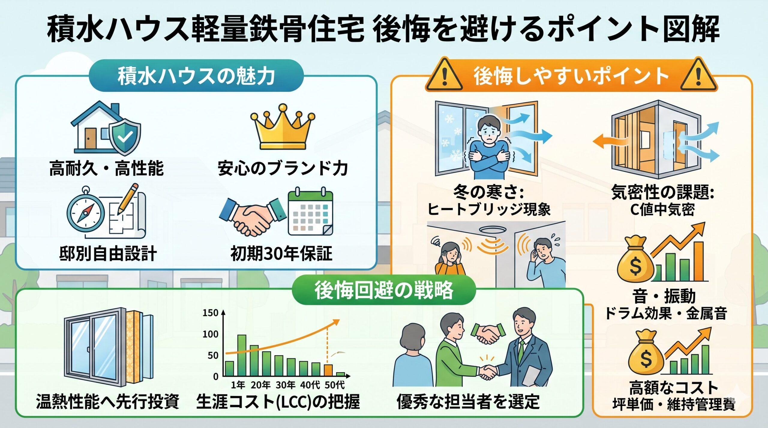 積水ハウス 軽量 鉄骨 後悔