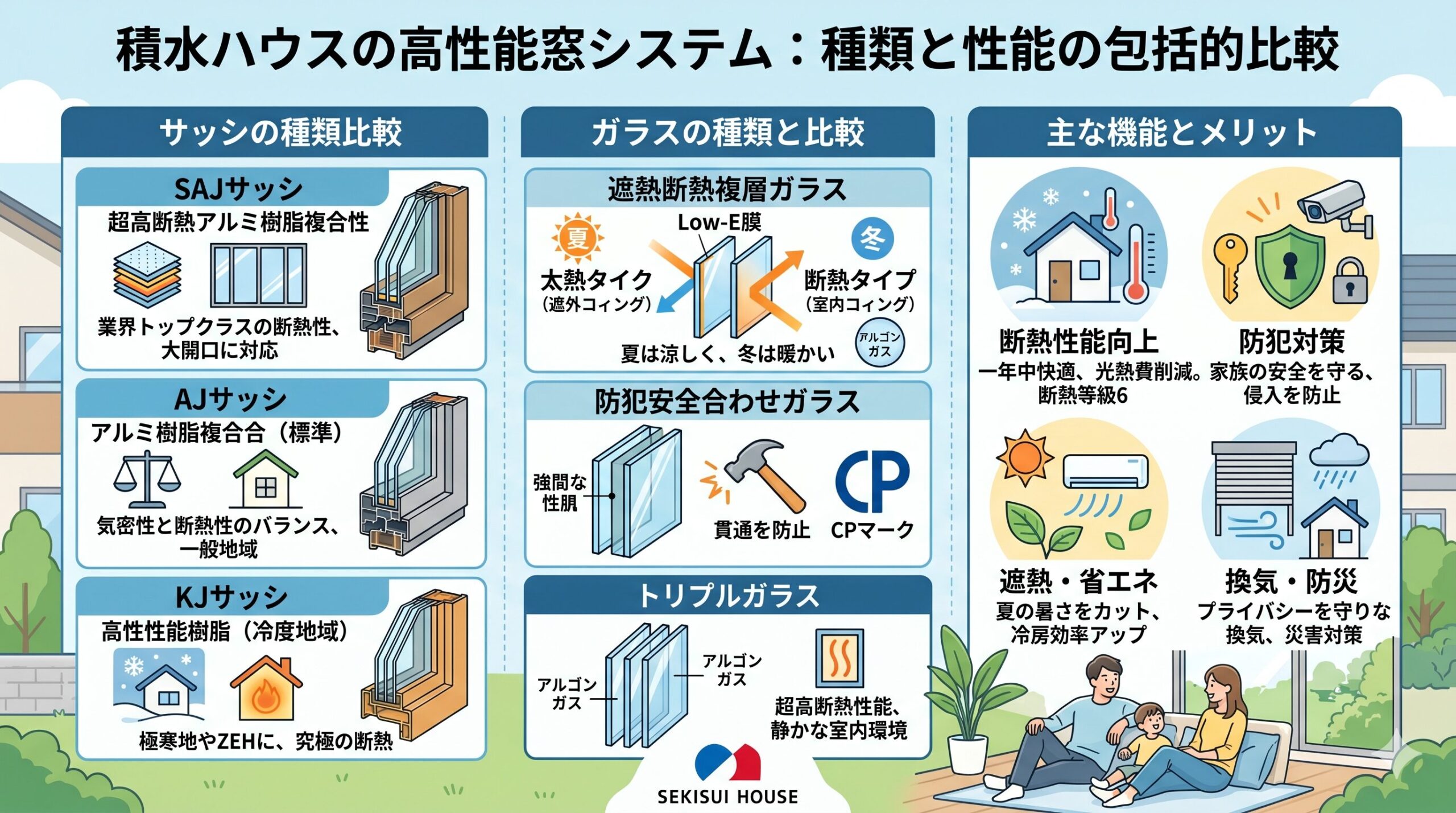 積水ハウス 窓 種類