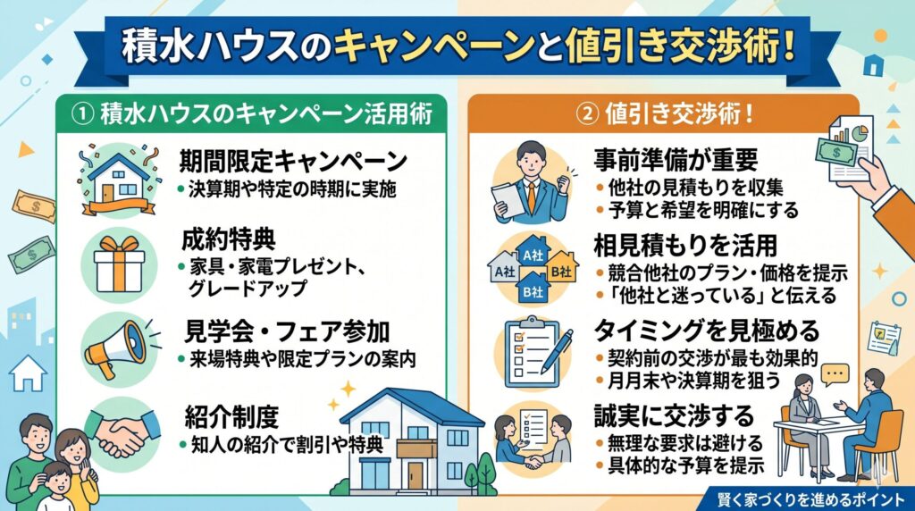 積水ハウス キャンペーン 値引き