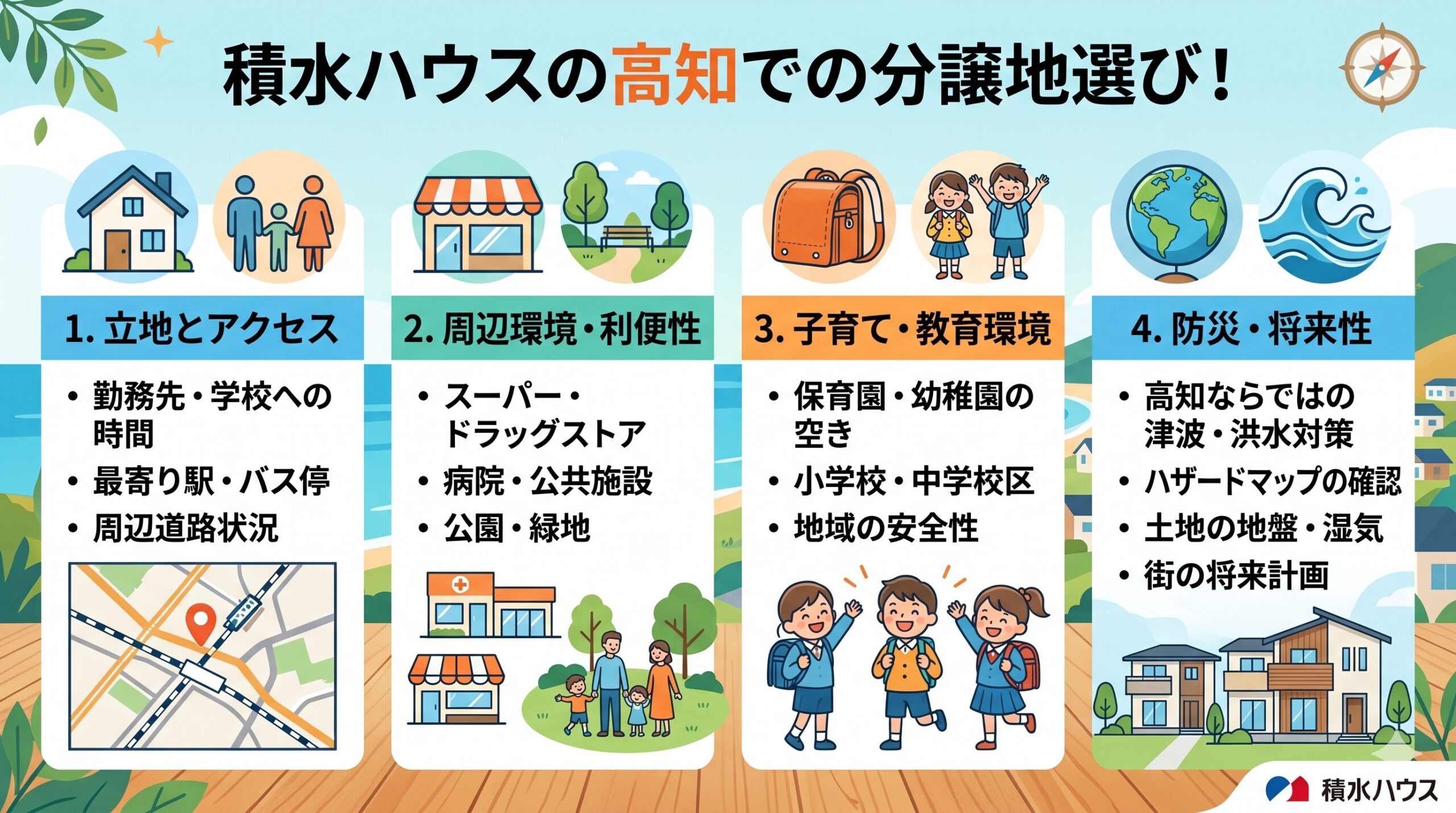積水ハウス 高知 分譲地