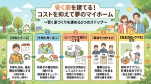 安く家を建てる