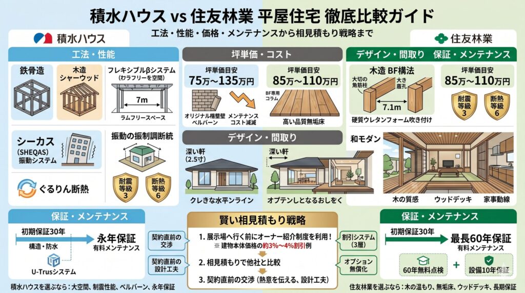 積水ハウス 住友林業 比較