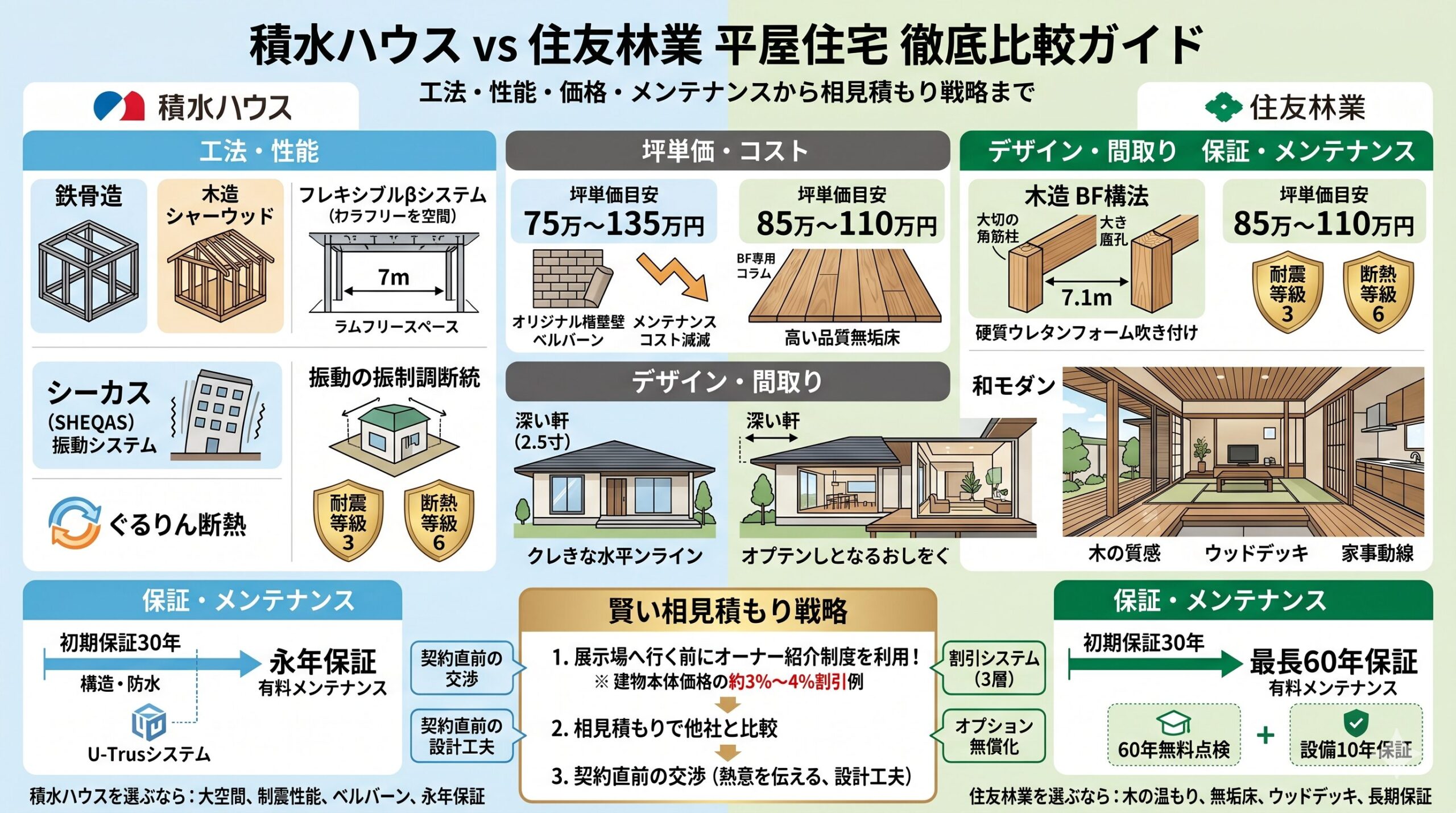 積水ハウス 住友林業 比較