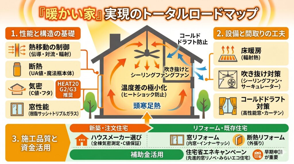 暖かい家